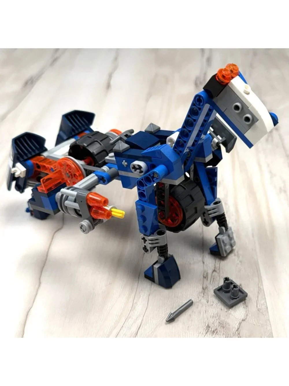 LEGO Nexo Knights 70312 Lance's Mecha Horse INCOMPLETE *Missing 53pcs & Figures*
